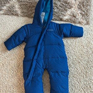 Columbia Blue 12 Month Snowsuit